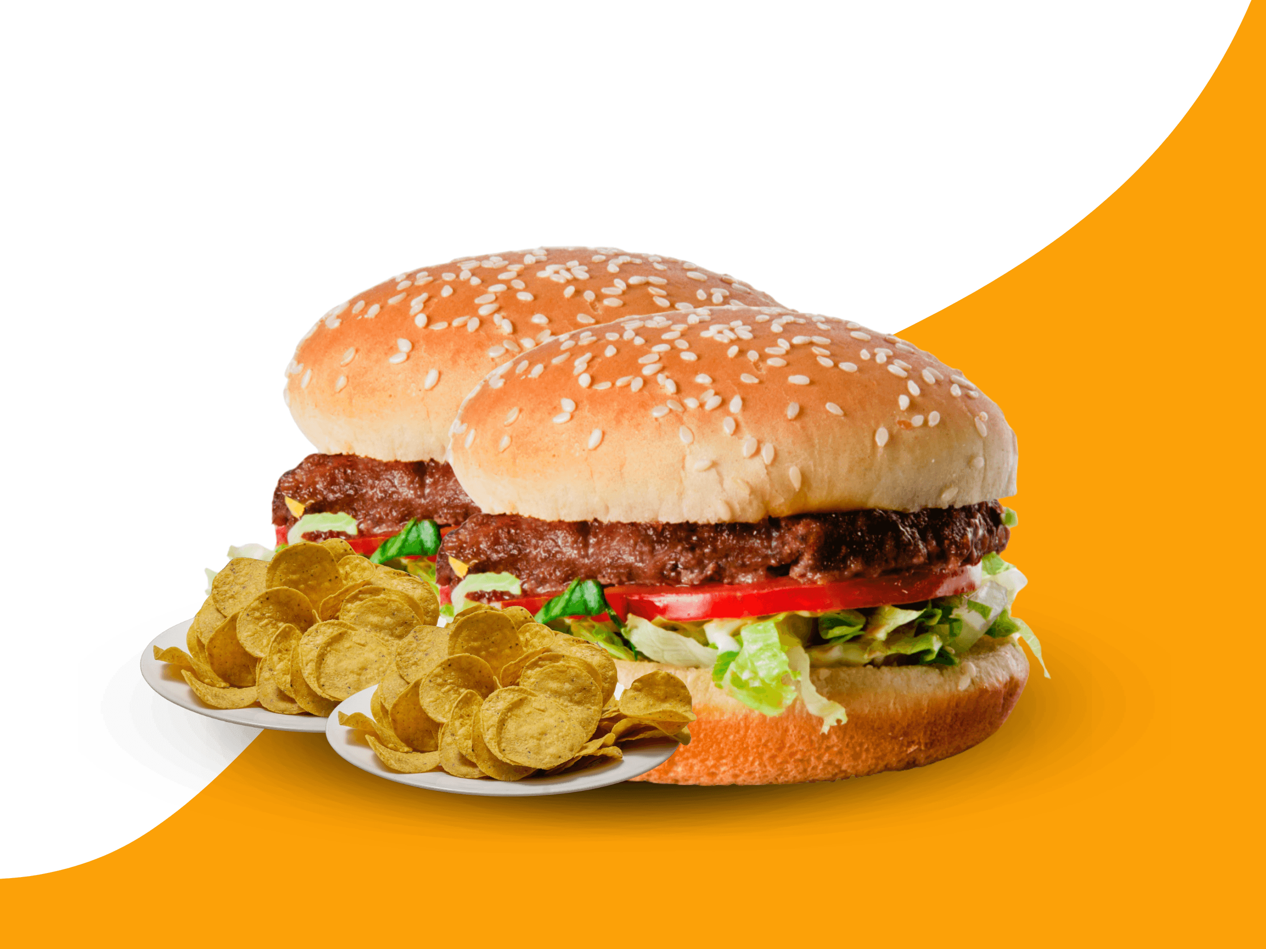 2 Hamburguesas Sencillas + 2 Doraditas