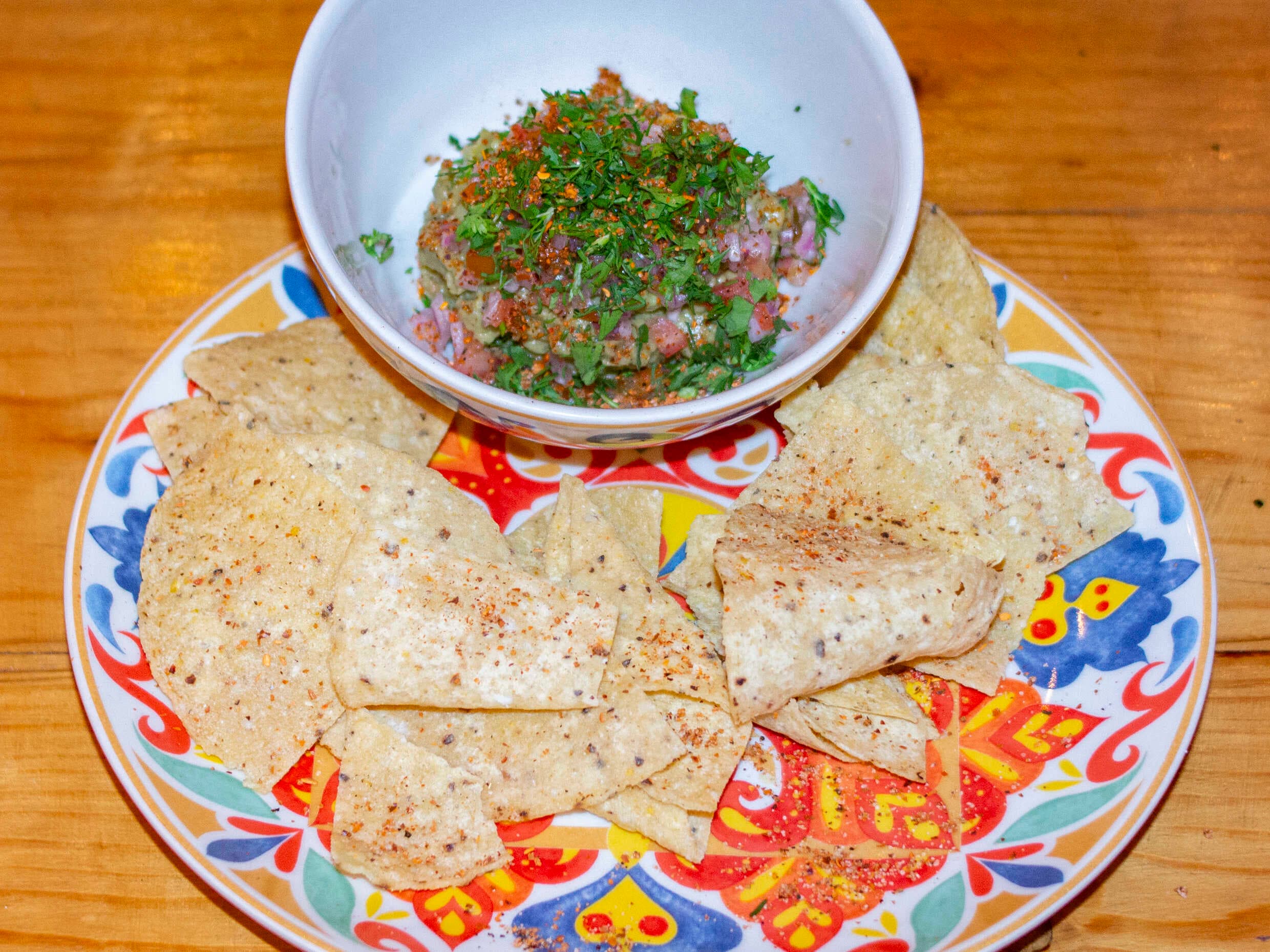 Guacamole con Totopos