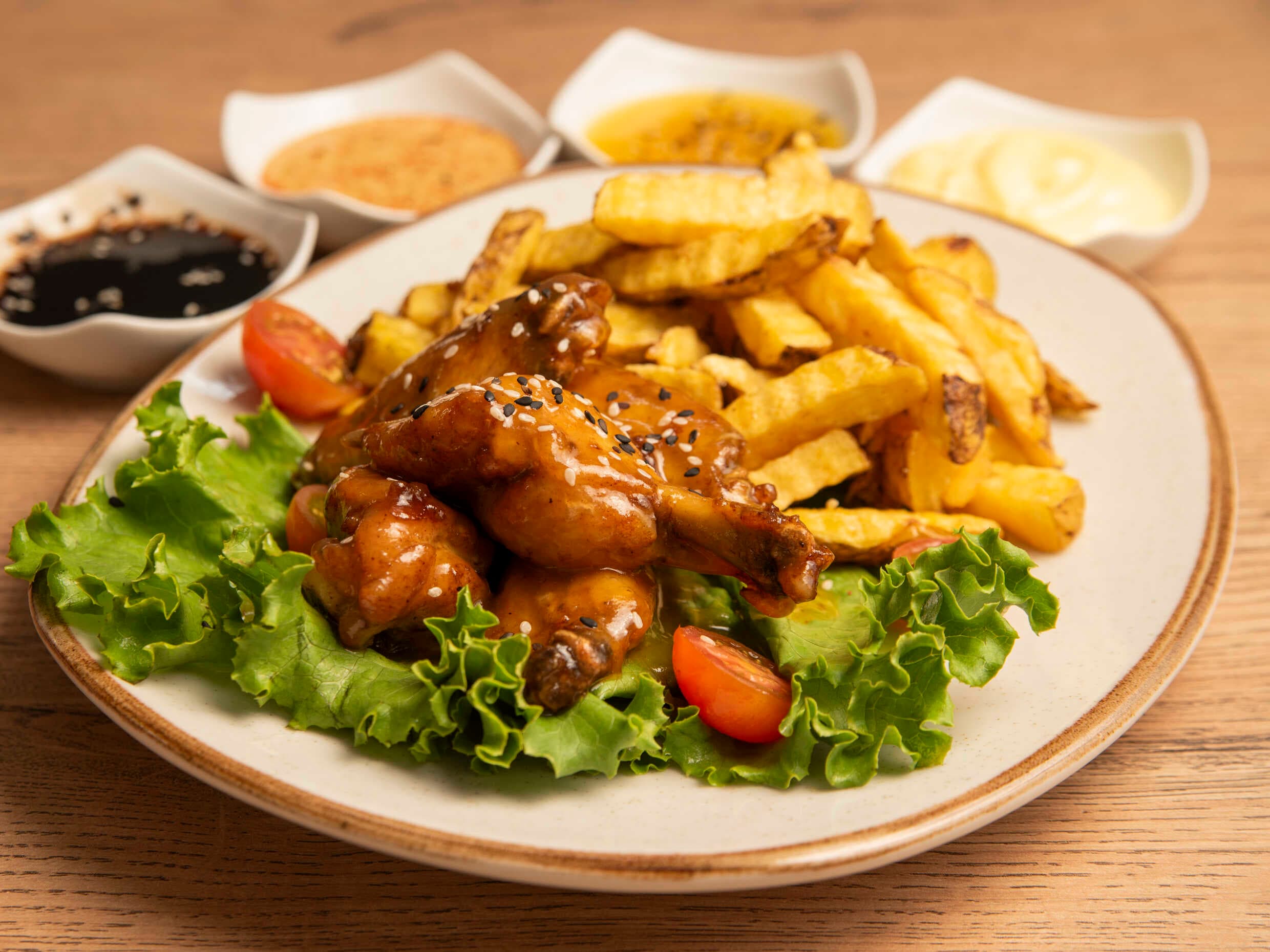 Alitas en Salsa de Maracuyá 6 Unidades