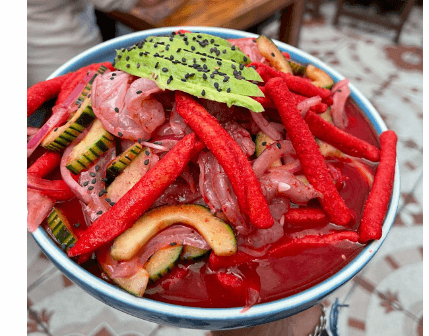 Aguachile Takis Fuego