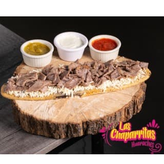 Huarache Morelense (Cecina de Morelos)