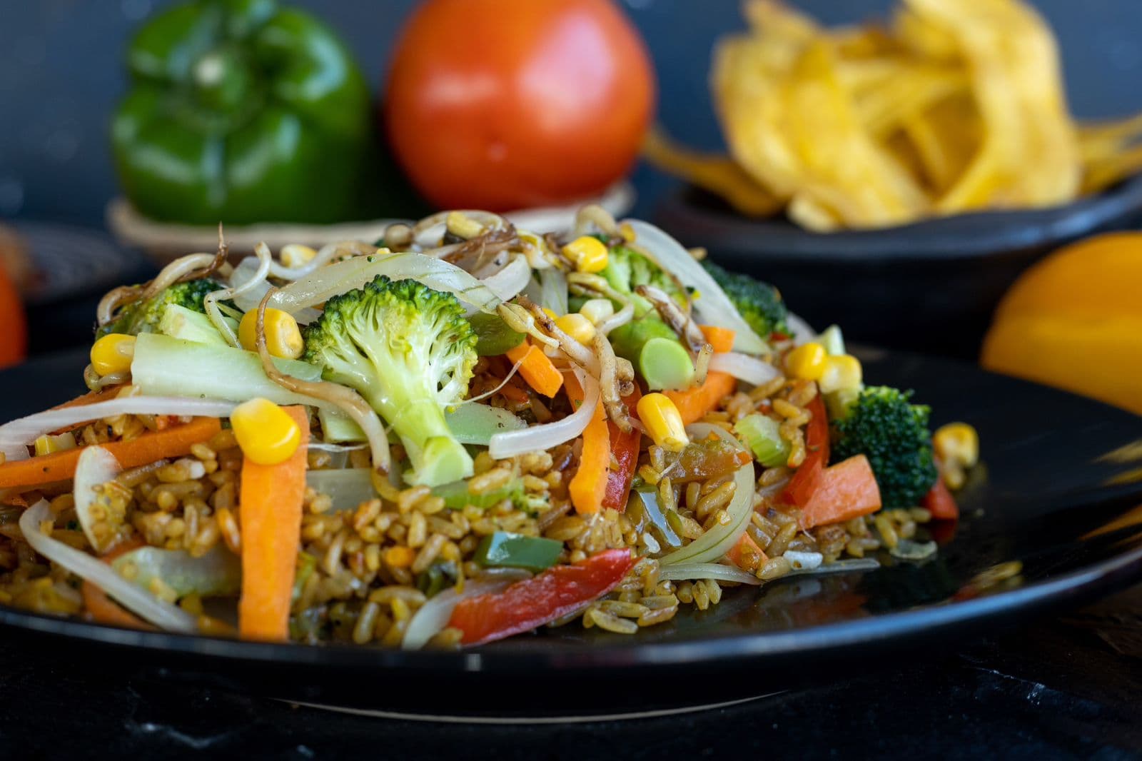 Arroz Vegetariano Familiar para 6 Personas