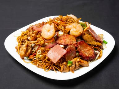 Chop Suey Seco con Camarón y Pollo
