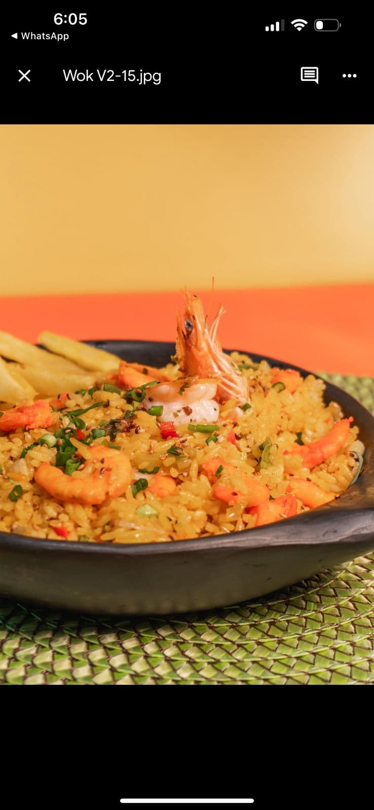 Arroz de Camarón Mediano para 2 a 3 Personas