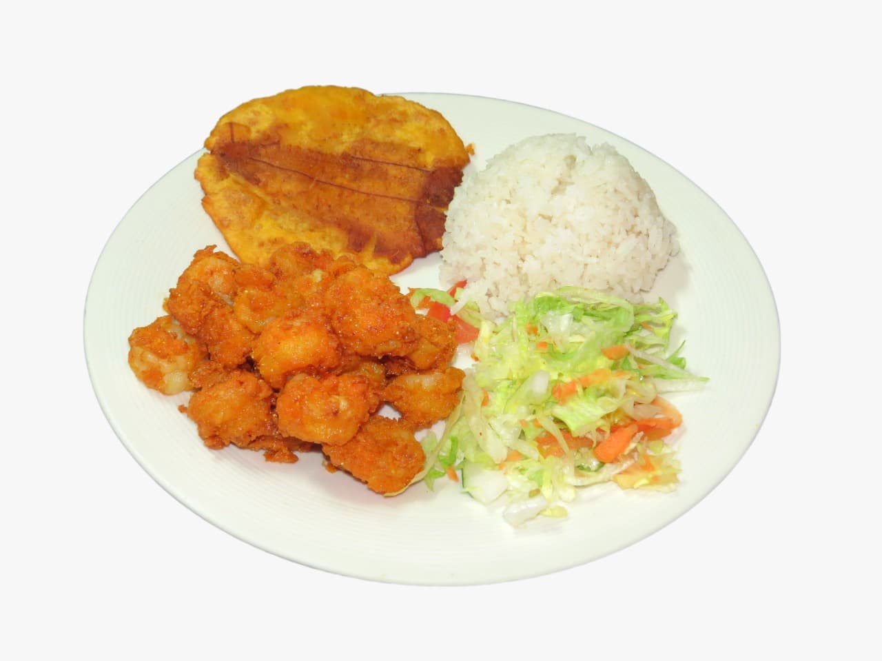 Camarones Apanados + Sancocho de Pescado