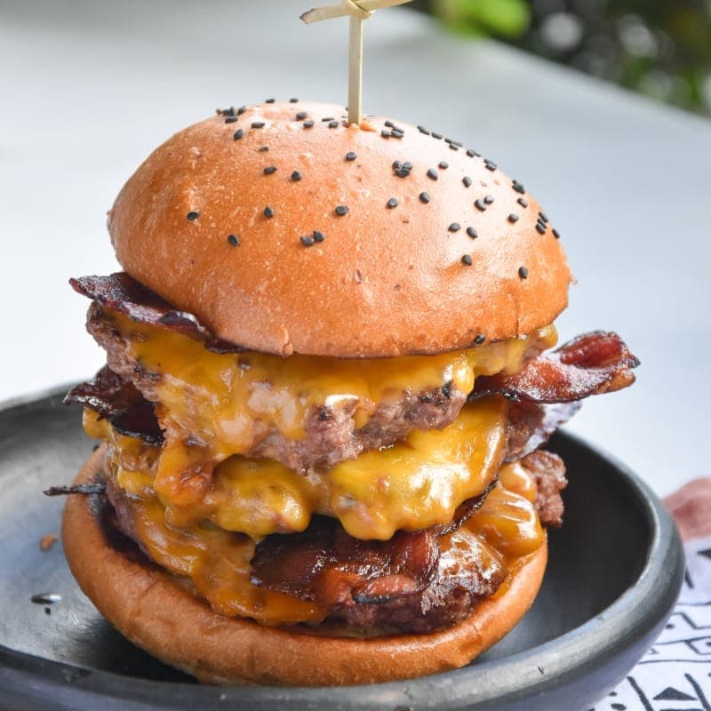 Combo Burger Triple Bacon