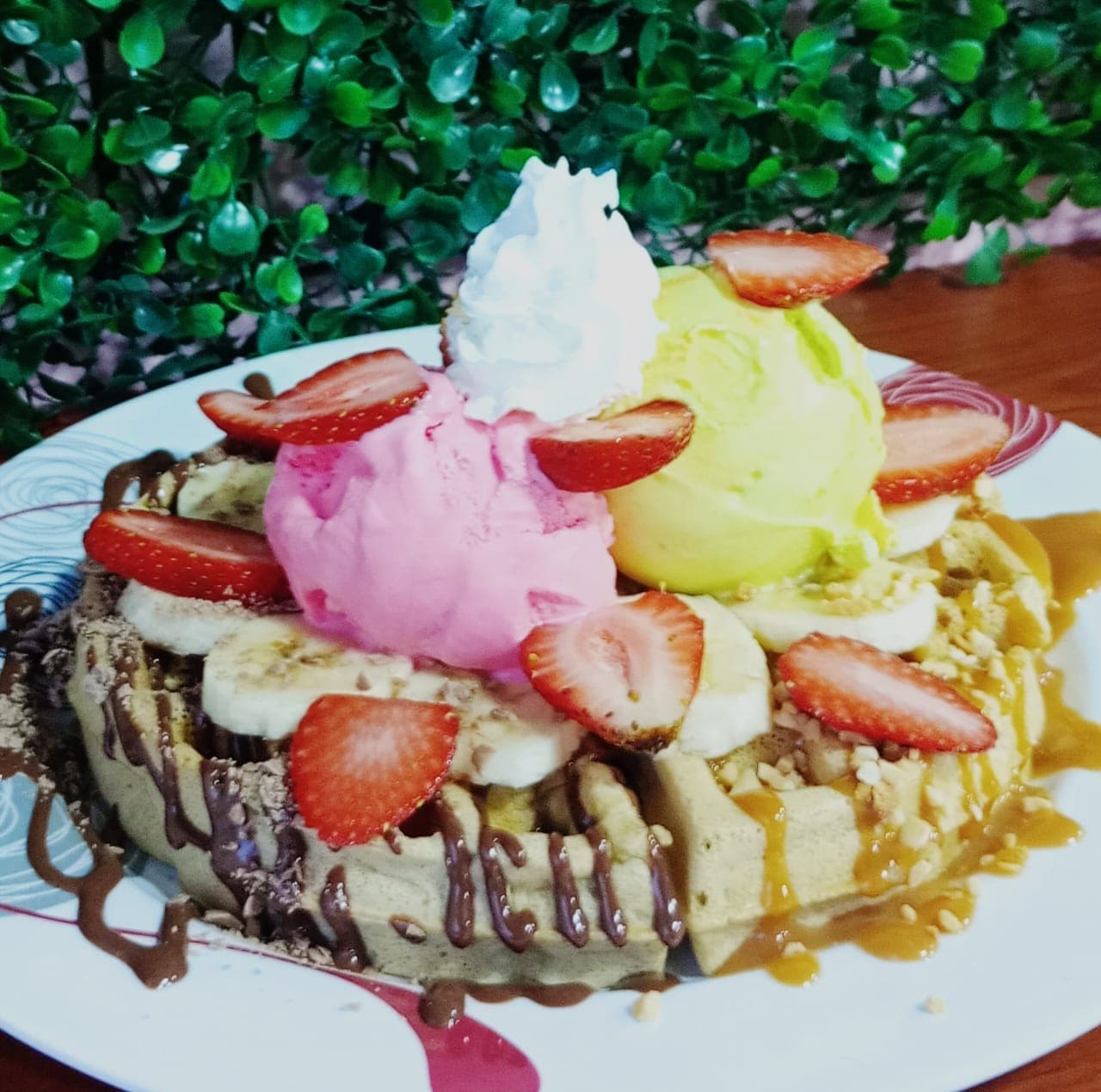 Waffle Especial Doble