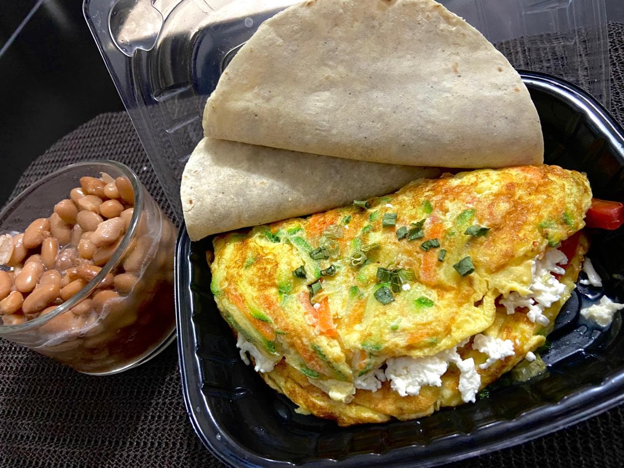 Omelette de Espinaca