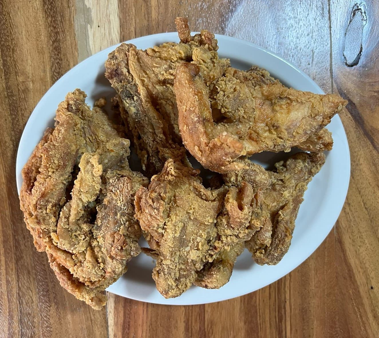 Pollo apanado completo