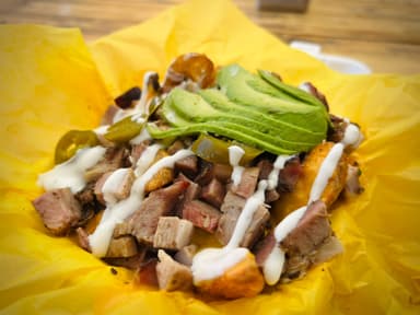 Papas con Carne Ahumada