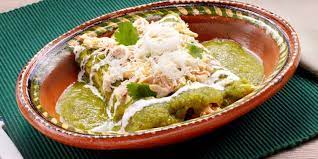 Enchiladas Poblanas con Pollo