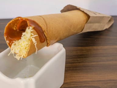 Marquesita de cajeta.