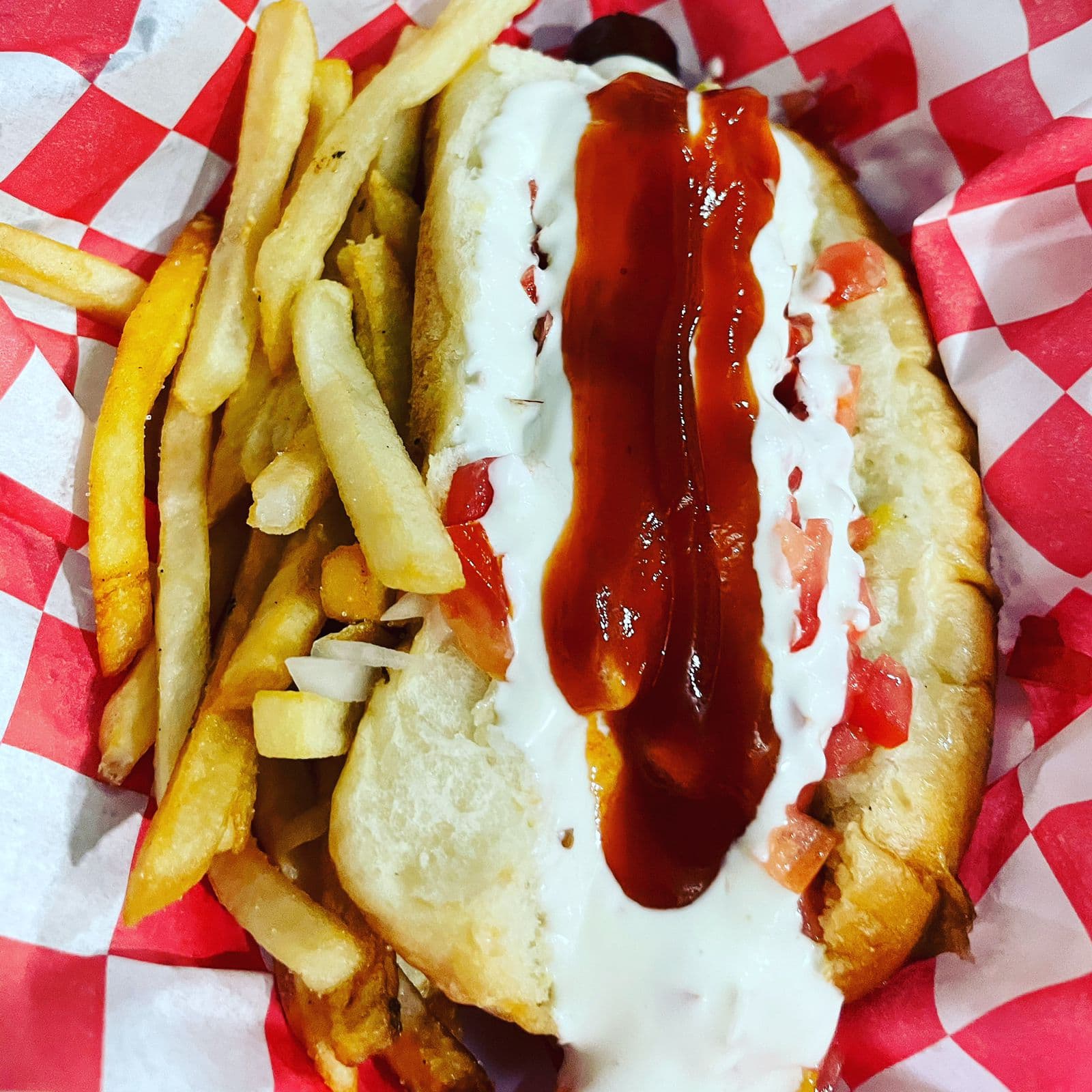 Hotdog sencillo + Coca Cola 600ml