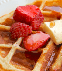 Waffles Sencillo (3 Ingredientes)