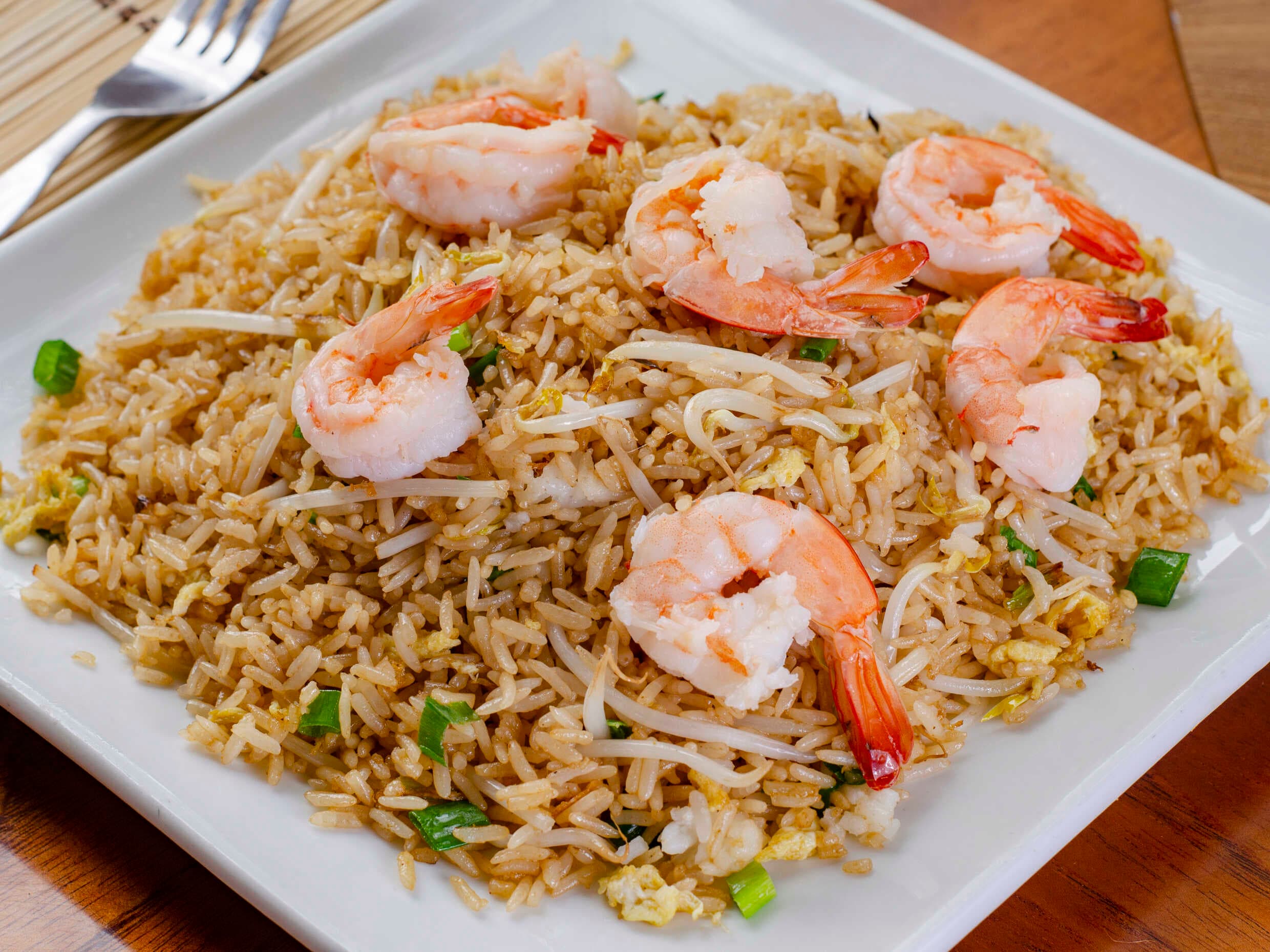 Chaufa con Langostino