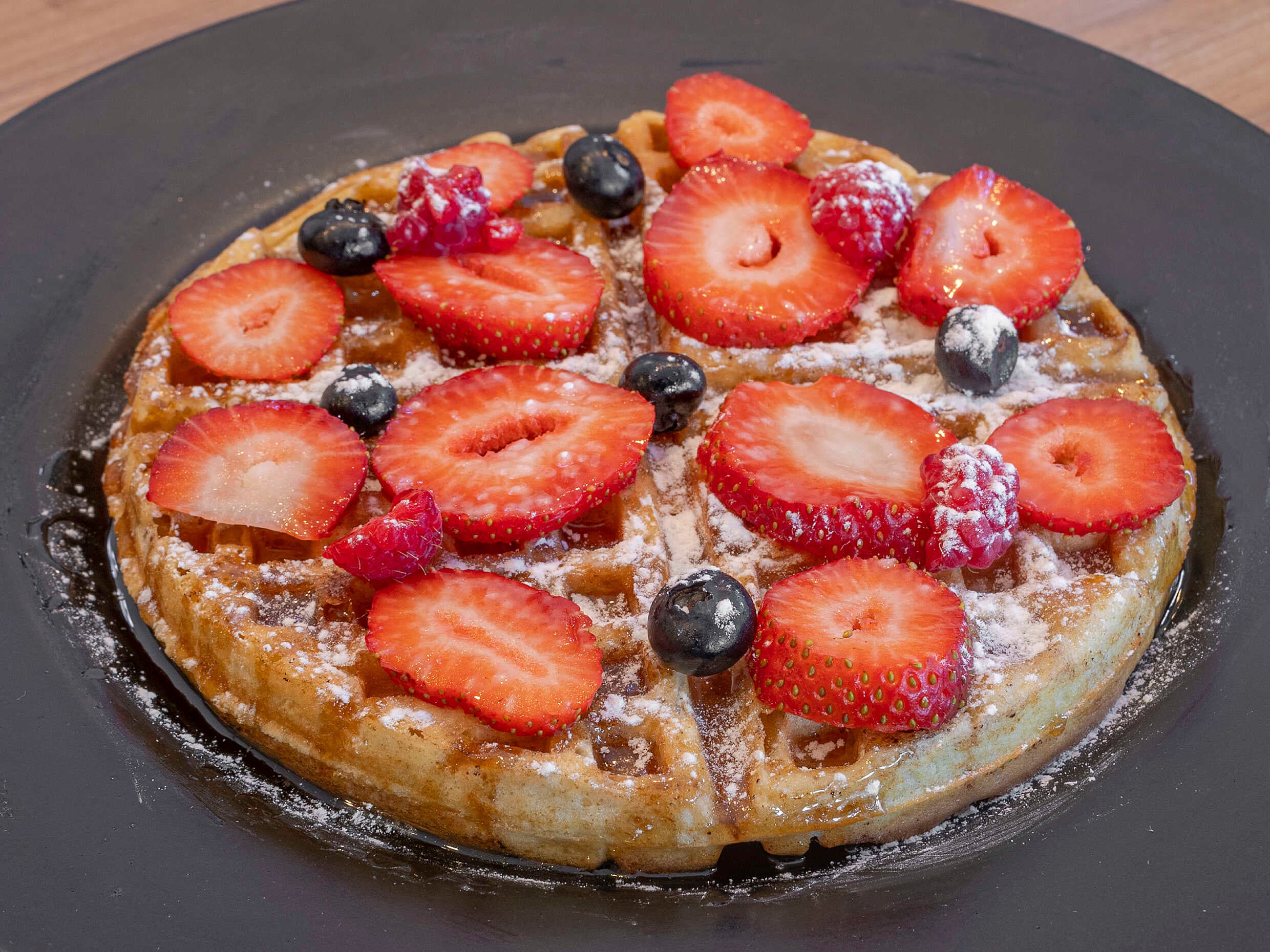Waffle Frutos Rojos