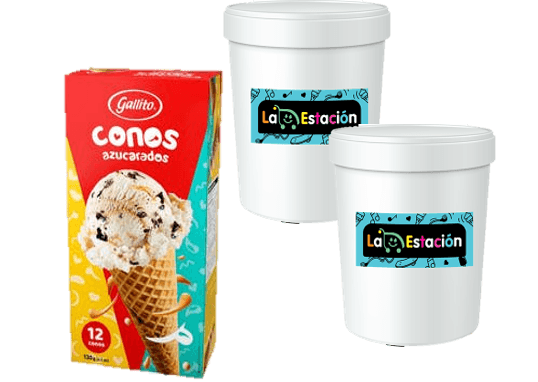 20% Off 2 Pintas + Conos Azucarados
