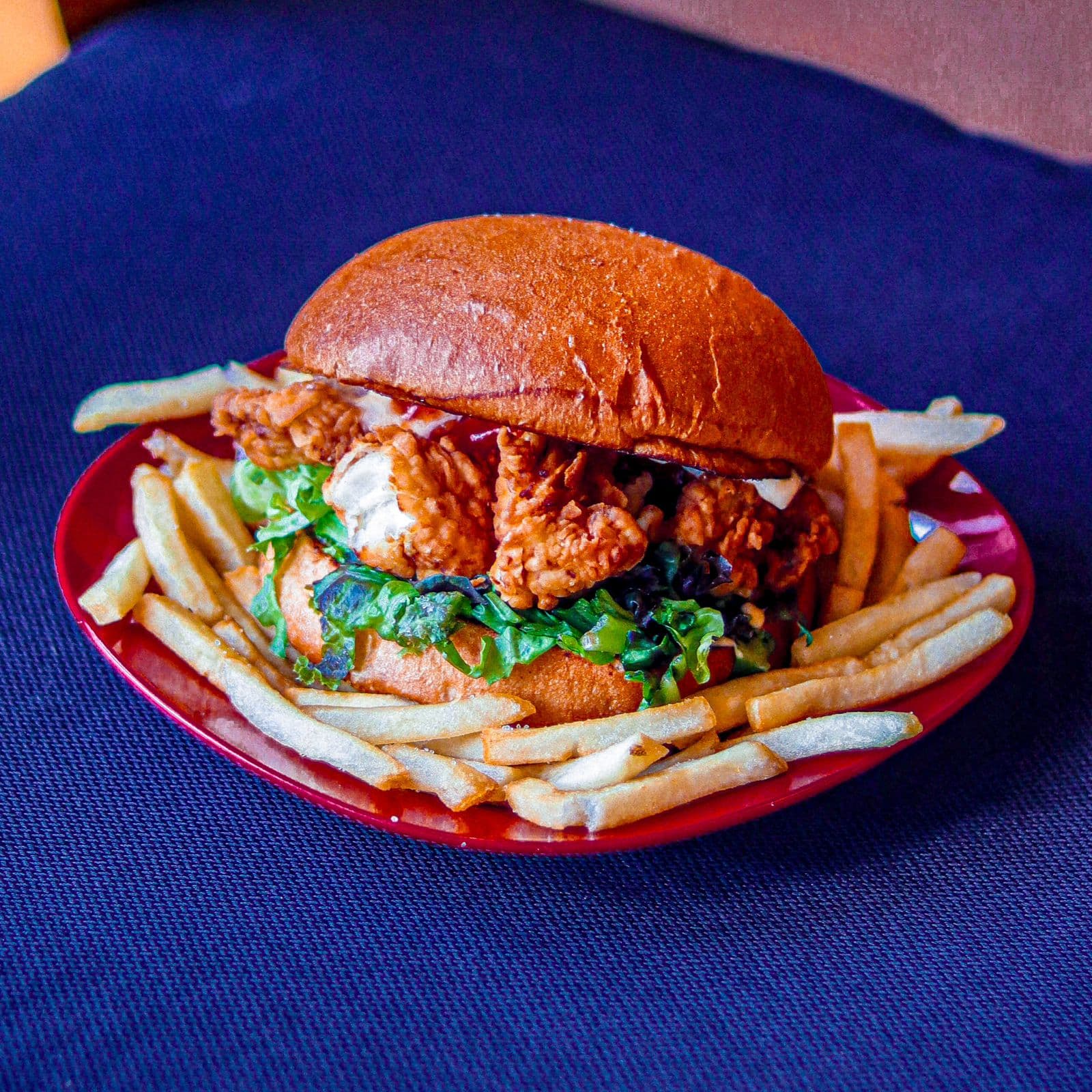 Hamburguesa  Americana de Pollo