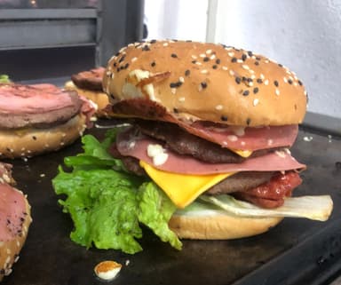 Hamburguesa Res doble