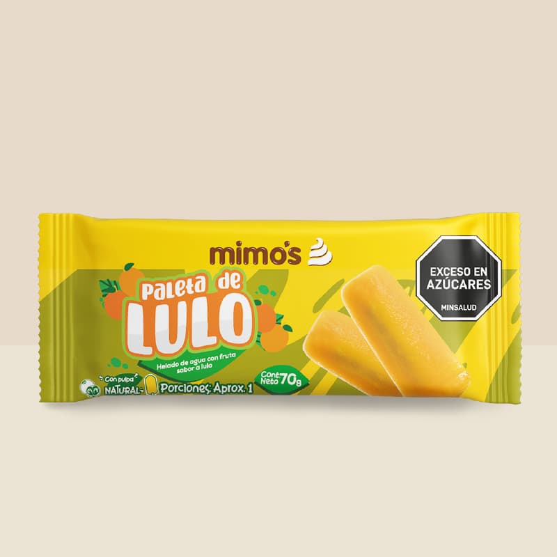 Paleta fruta Lulo
