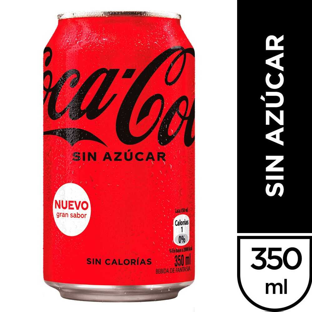 Coca-Cola sin azúcar 350 ml