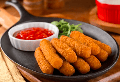 Dedos de Queso Empanizados