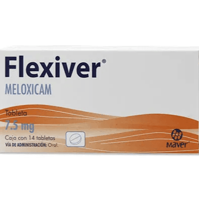 Flexiver Meloxicam 7.5 mg 14 Tabletas