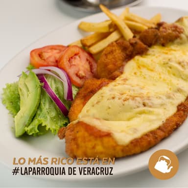Milanesa de pollo especial
