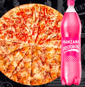 Super Combo Pizza Hawainana + Gaseosa
