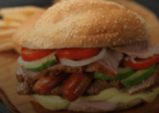 JAMÓN CON QUESO ASADERO