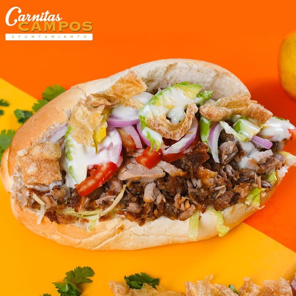 Torta De Carnitas Especial*