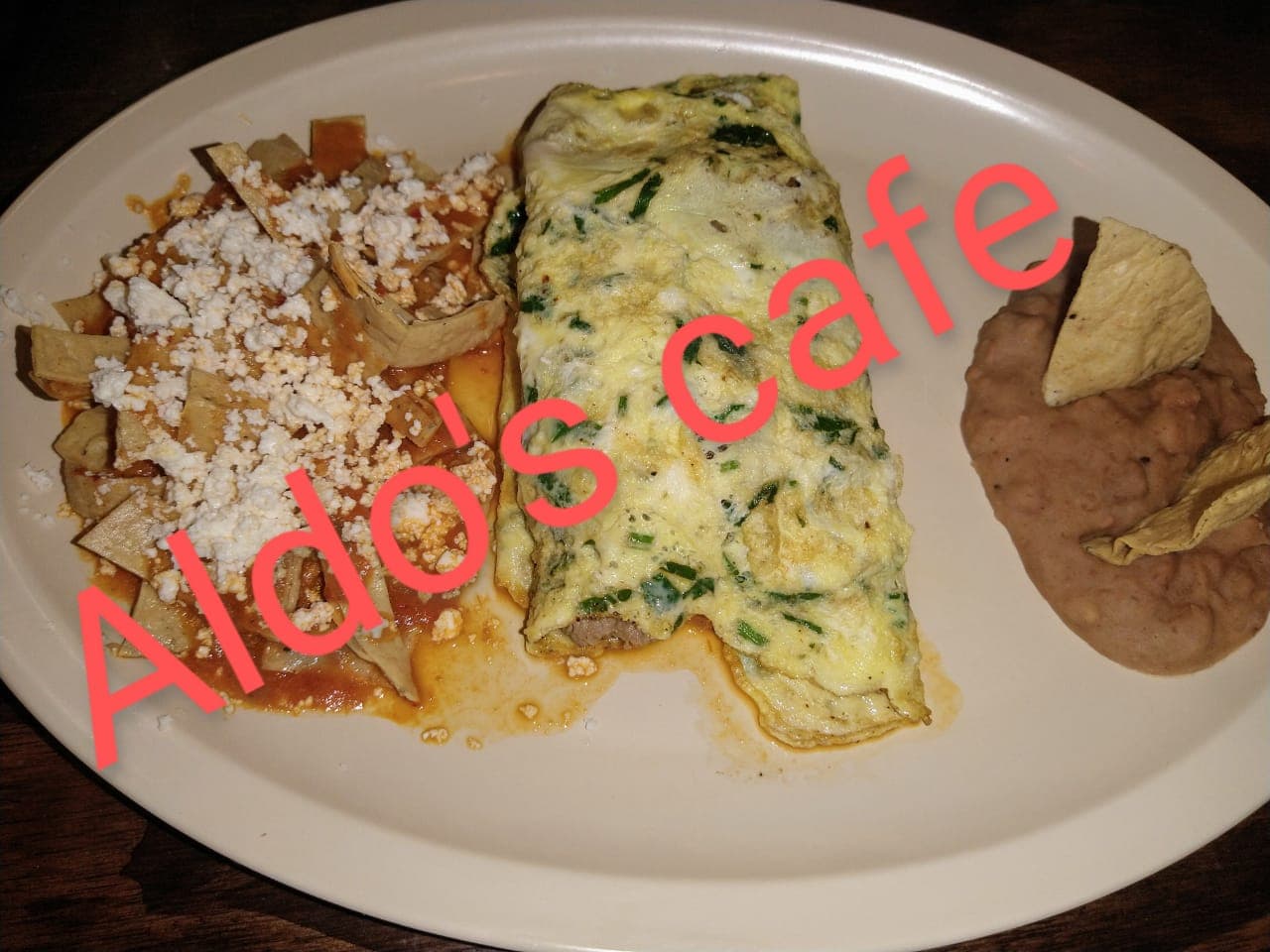 Omelette con Espinacas