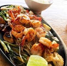 Tepanyaki de Camarón
