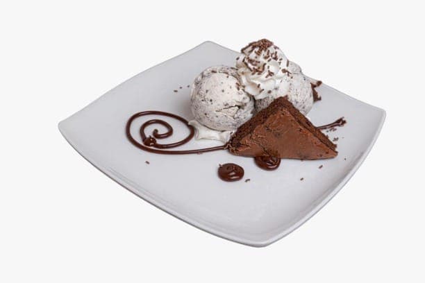 Brownie con Helado