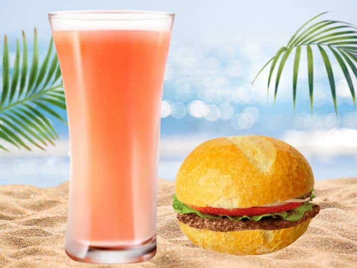 Combo 9: Jugo + Sándwich de Hamburguesa