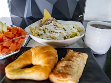 Desayuno de Chilaquiles verdes