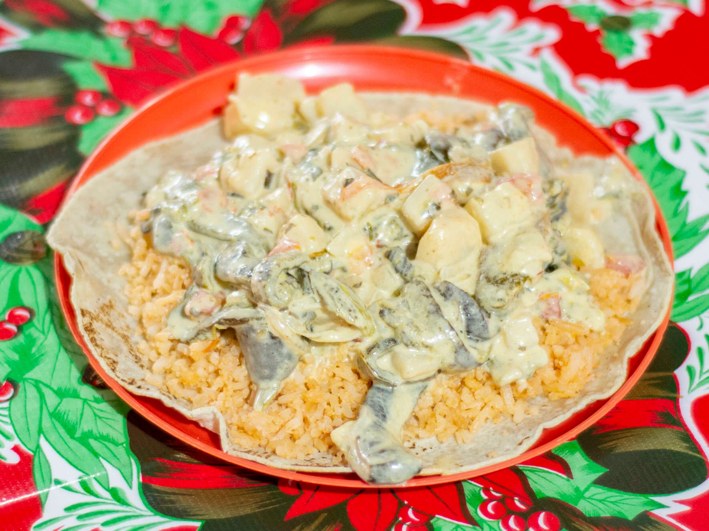 RAJAS CON CREMA