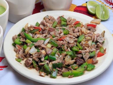 Alambre de Bistec sin Queso