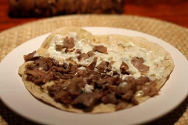 Taco Árabe con Queso Menonita