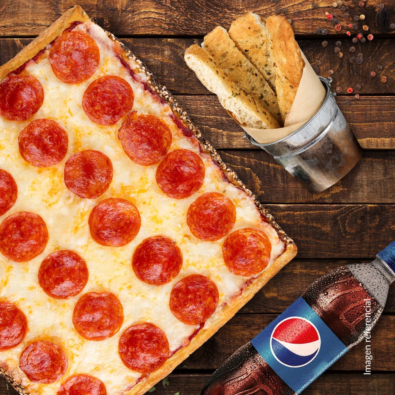 Plan Perfecto - Diavola Pepperoni + Pepsi