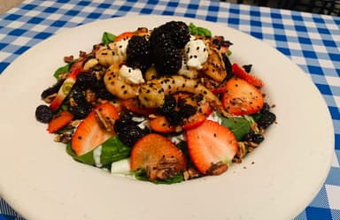 Ensalada Santorini con camaron