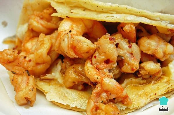 Taco de Camarón Enchilado