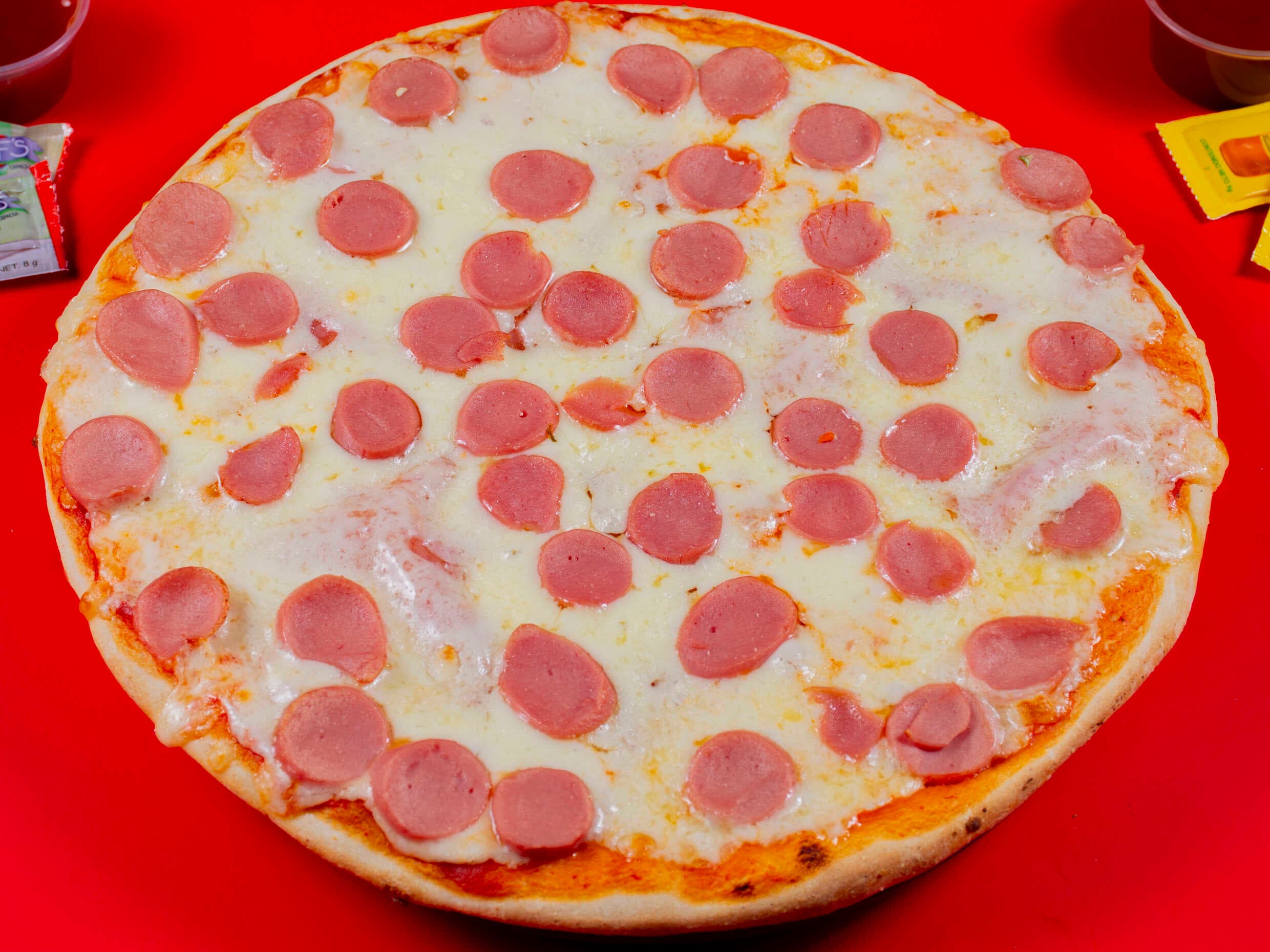 PIZZA DE SALCHICHA