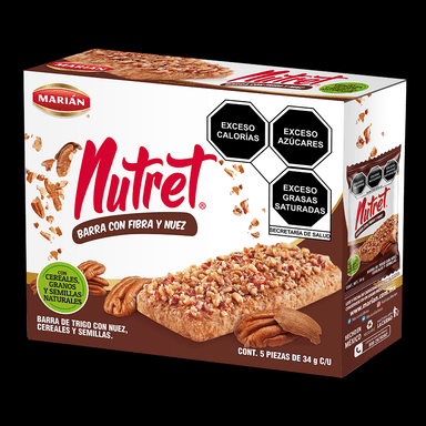 BARRA MULTIGRANO NUTRET  DE NUEZ MARIAN 170G