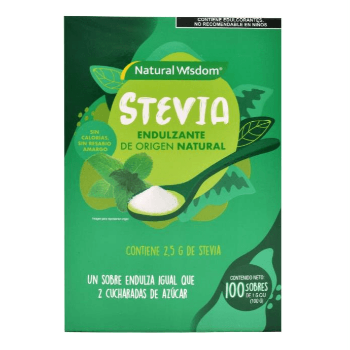 ENDULZANTE STEVIA 100 SOB