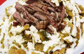 Chilaquiles con cecina