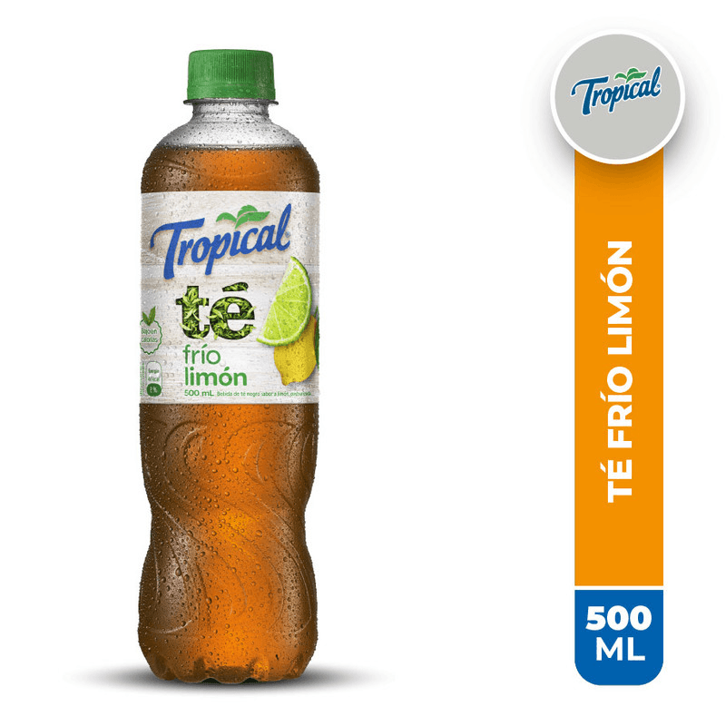 Bebida Té Frío Tropical Limón Botella 500 ml