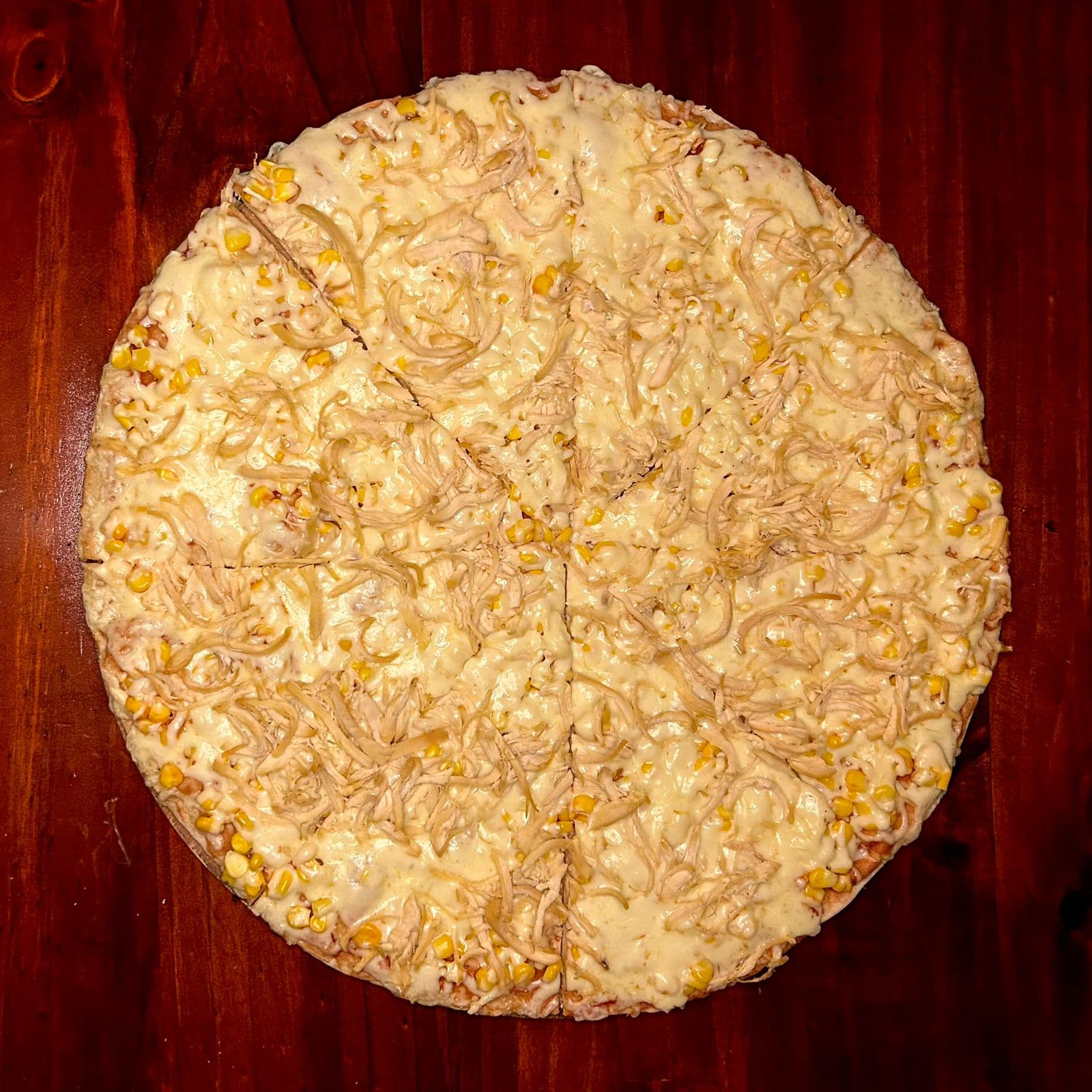 Pizza Maíz con Pollo Grande 8 Porciones