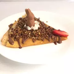 Crepa de Nutella nuez y Conejito turin