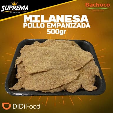 Milanesa de Pollo Empanizada 500 gr